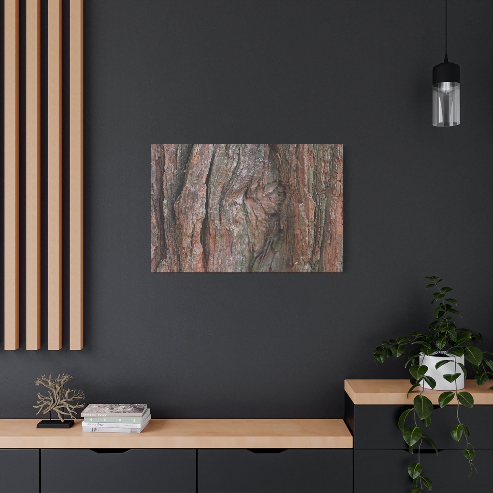 Rustic Embrace - Unique Frameless Canvas Wall Art - Art By Earth