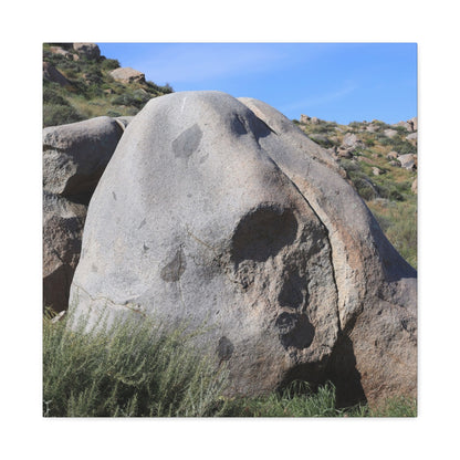 Skull Rock - Unique Frameless Canvas Wall Art - Art By Earth
