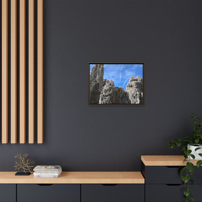 Weathered Sentinels - Unique Stretched Canvas Wall Art