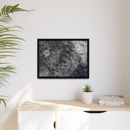 Volcanic Ash and Copper - Unique Stretched Canvas Wall Art - Art By Earth