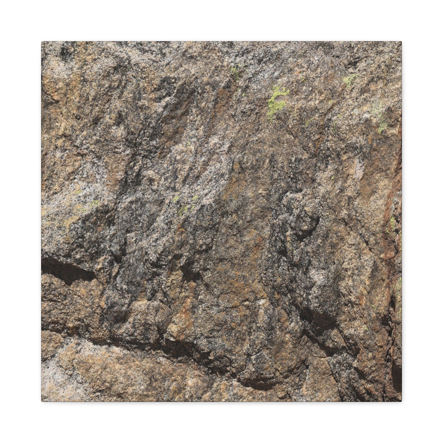 Weathered Stone Secrets - Unique Frameless Canvas Wall Art - Art By Earth