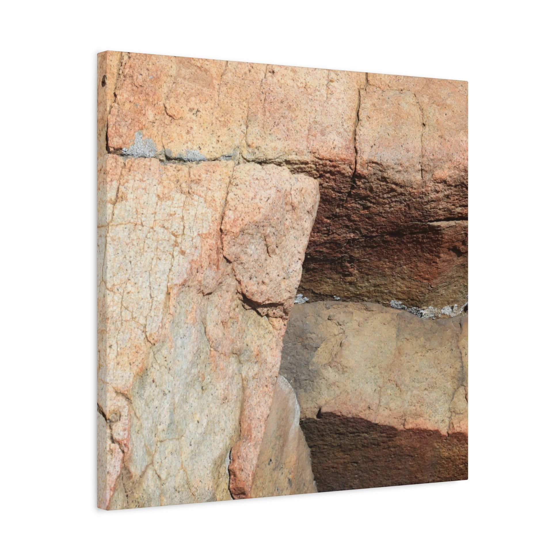 Layered Echoes - Unique Frameless Canvas Wall Art - Art By Earth