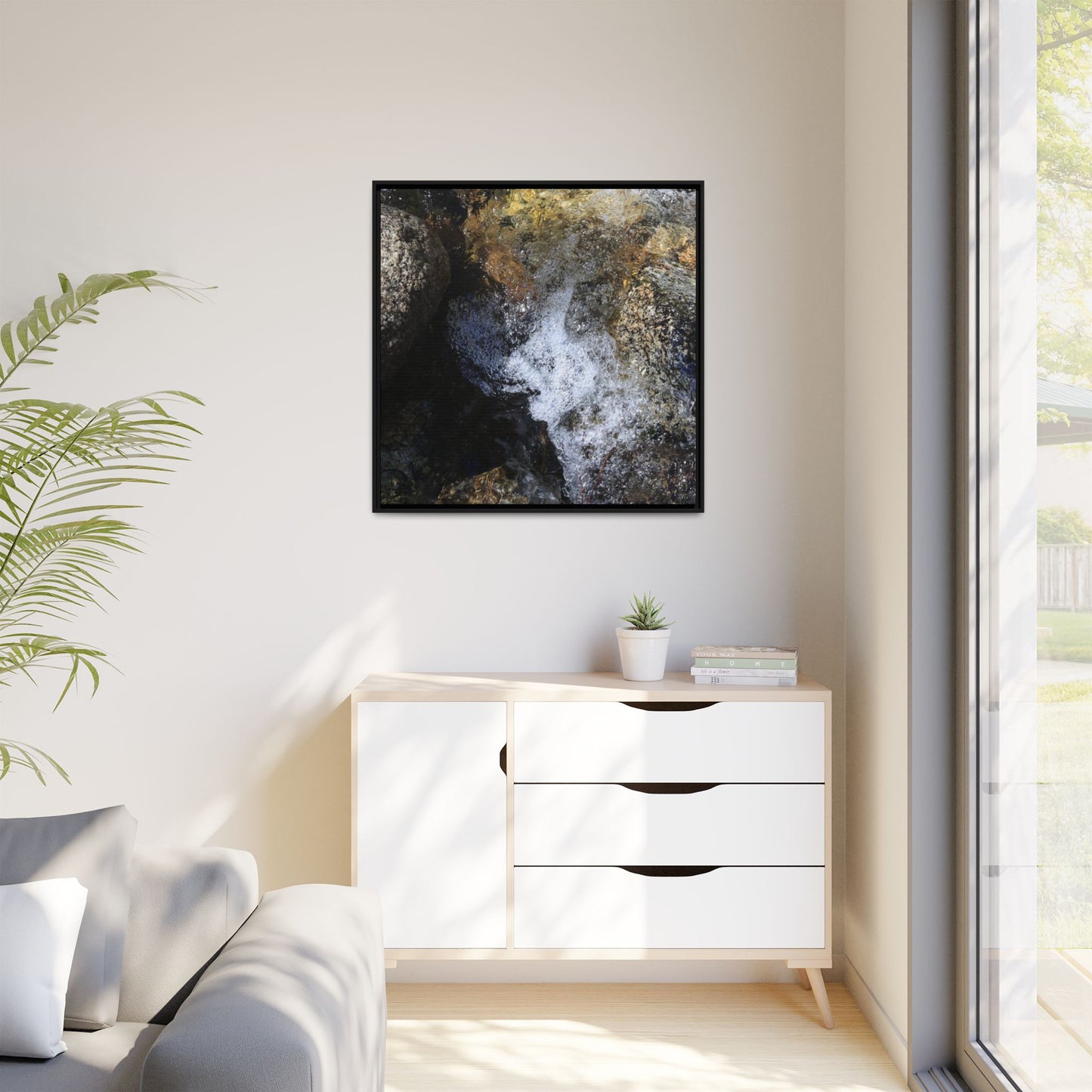 Nature's Turbulence - Unique Stretched Canvas Wall Art - Art By Earth