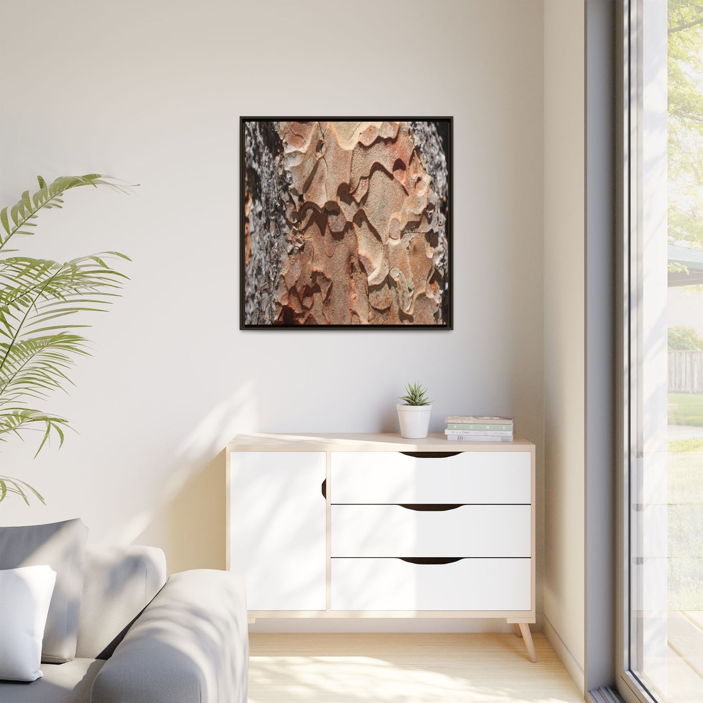 Rust and Stone - Unique Stretched Canvas Wall Art - Art By Earth