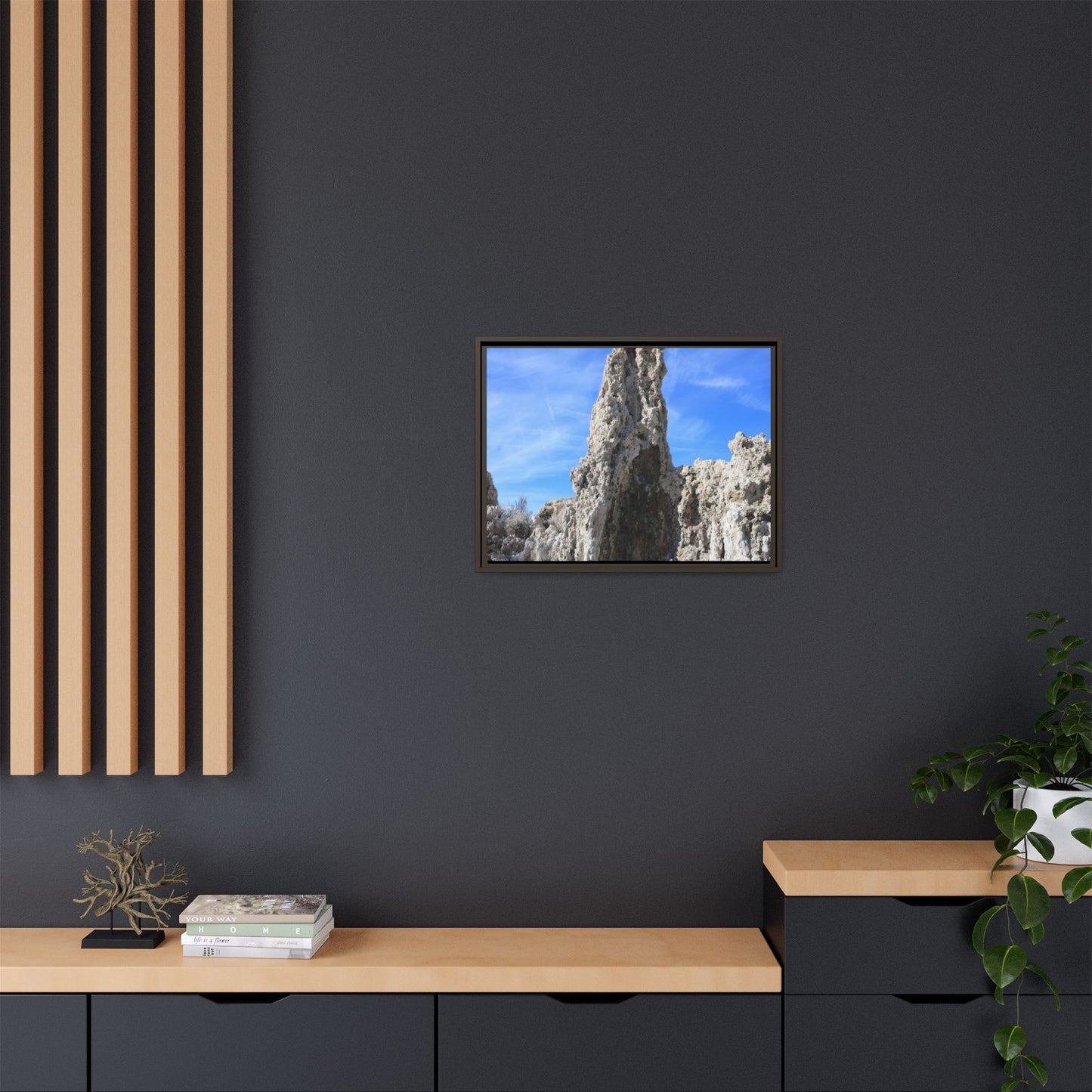 Sentinel of Stone - Unique Stretched Canvas Wall Art