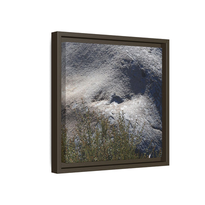Weathered Boulder with Character - Unique Stretched Canvas Wall Art