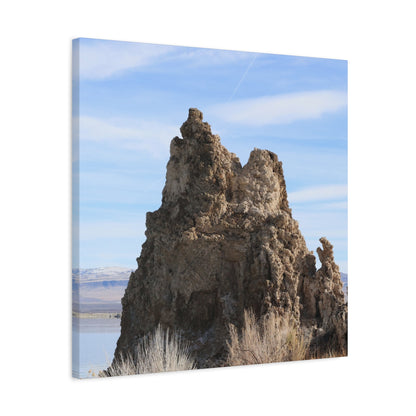 Mono Lake Monolith - Unique Frameless Canvas Wall Art