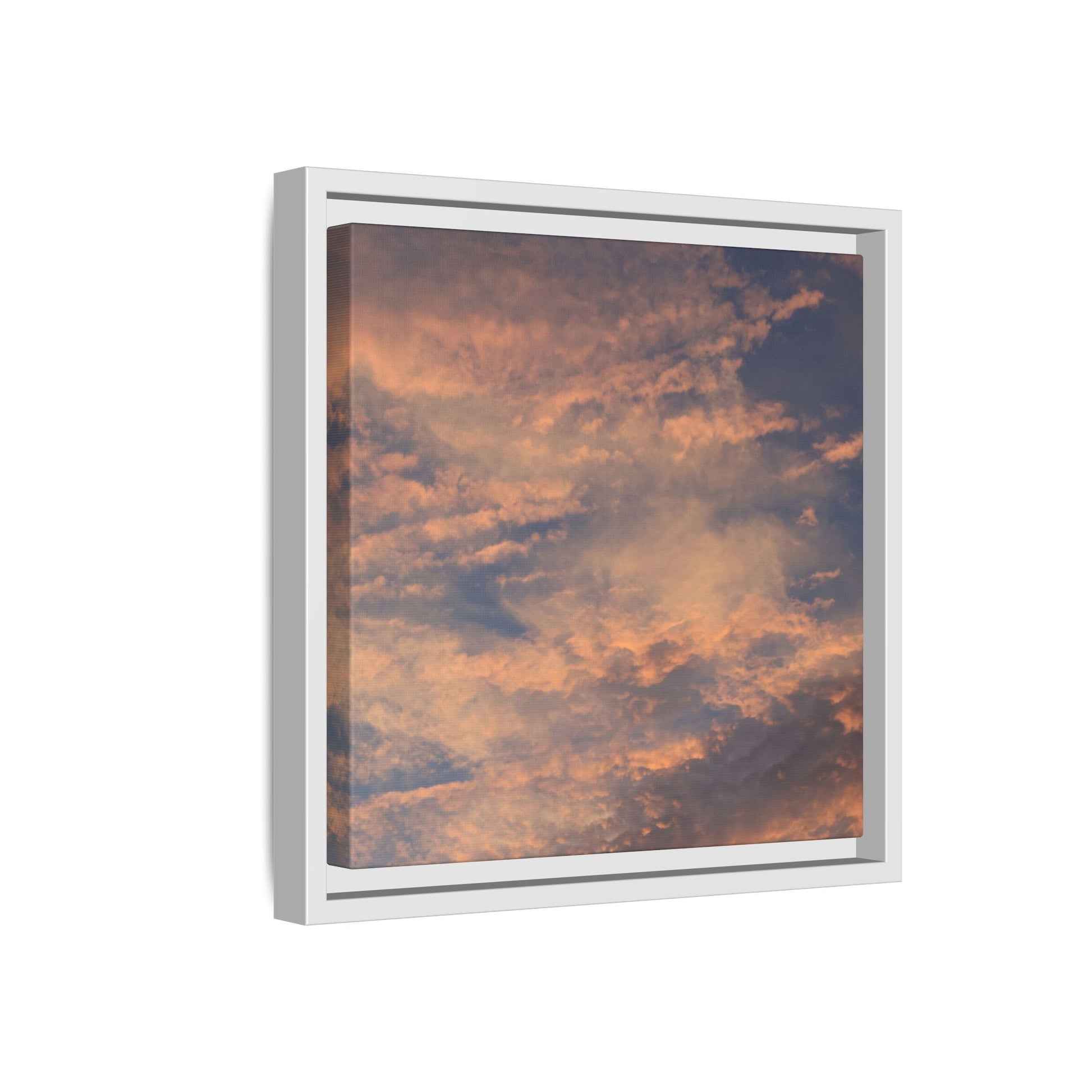 Sunset's Ethereal Canvas - Unique Stretched Canvas Wall Art - Art By Earth