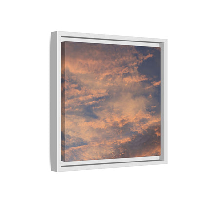 Sunset's Ethereal Canvas - Unique Stretched Canvas Wall Art - Art By Earth