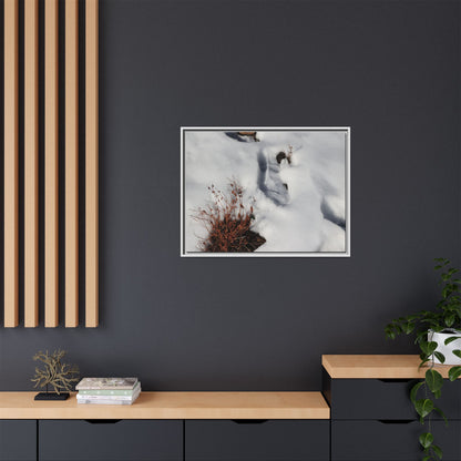 Frostbound Whispers - Unique Stretched Canvas Wall Art