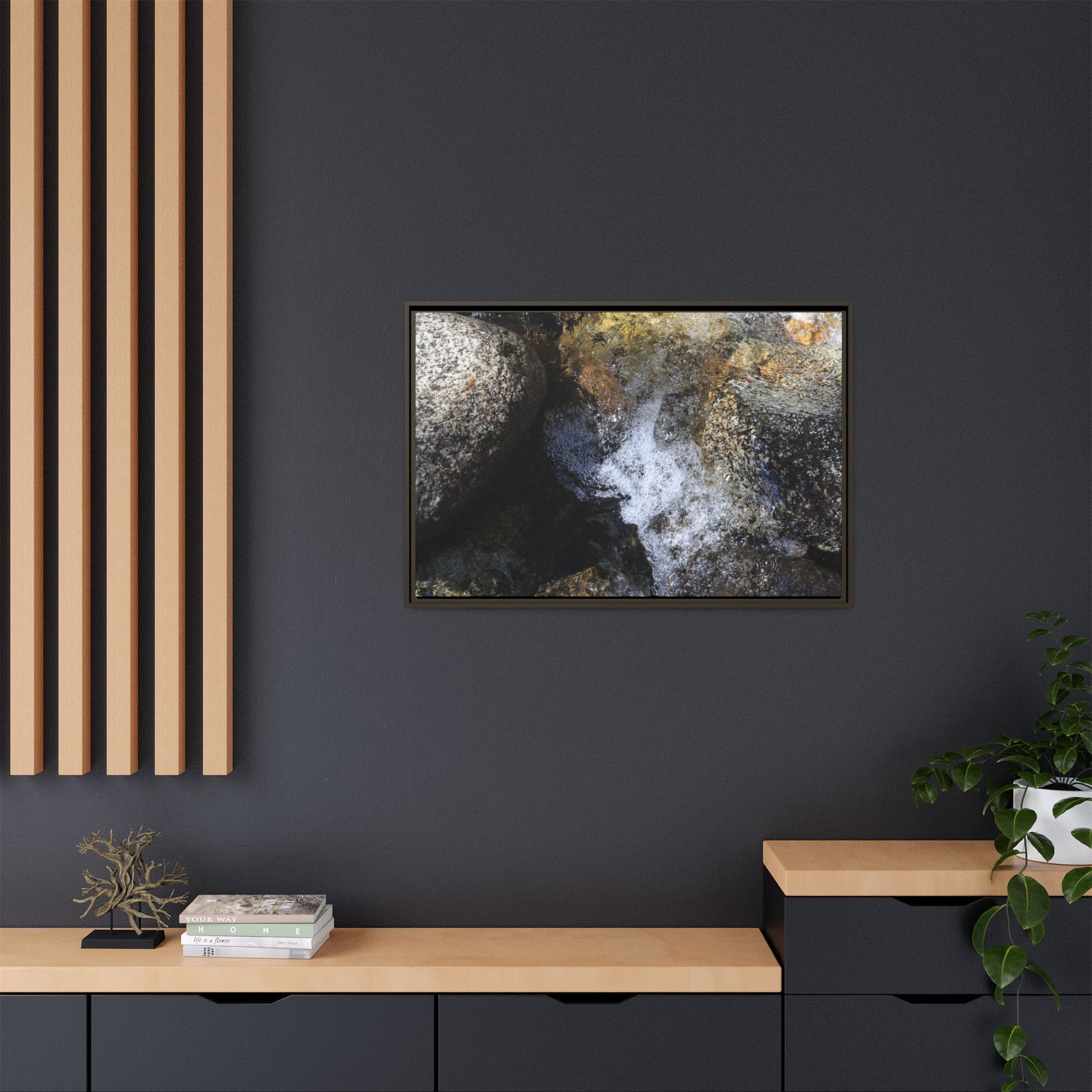 Nature's Turbulence - Unique Stretched Canvas Wall Art - Art By Earth