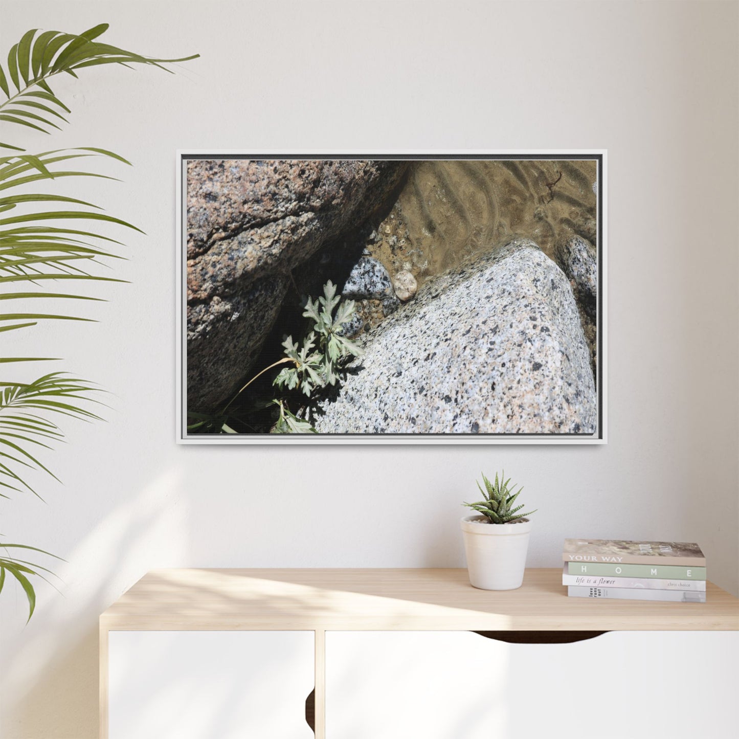 Resilience in Stone - Unique Stretched Canvas Wall Art - Art By Earth