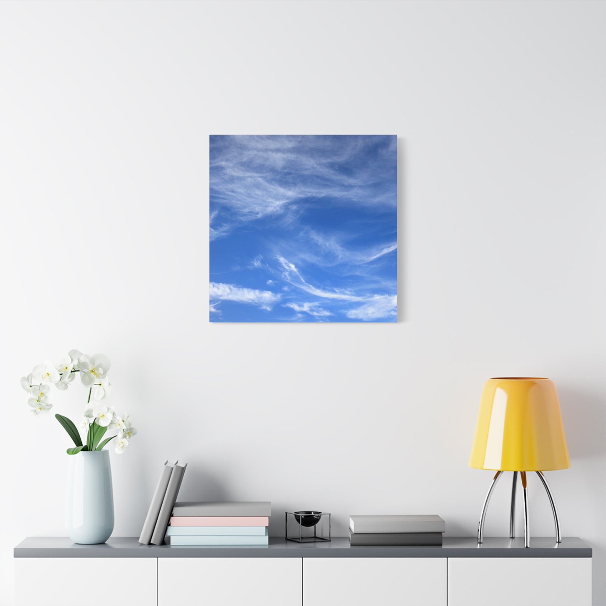 Sky's Ethereal Dance - Unique Frameless Canvas Wall Art - Art By Earth