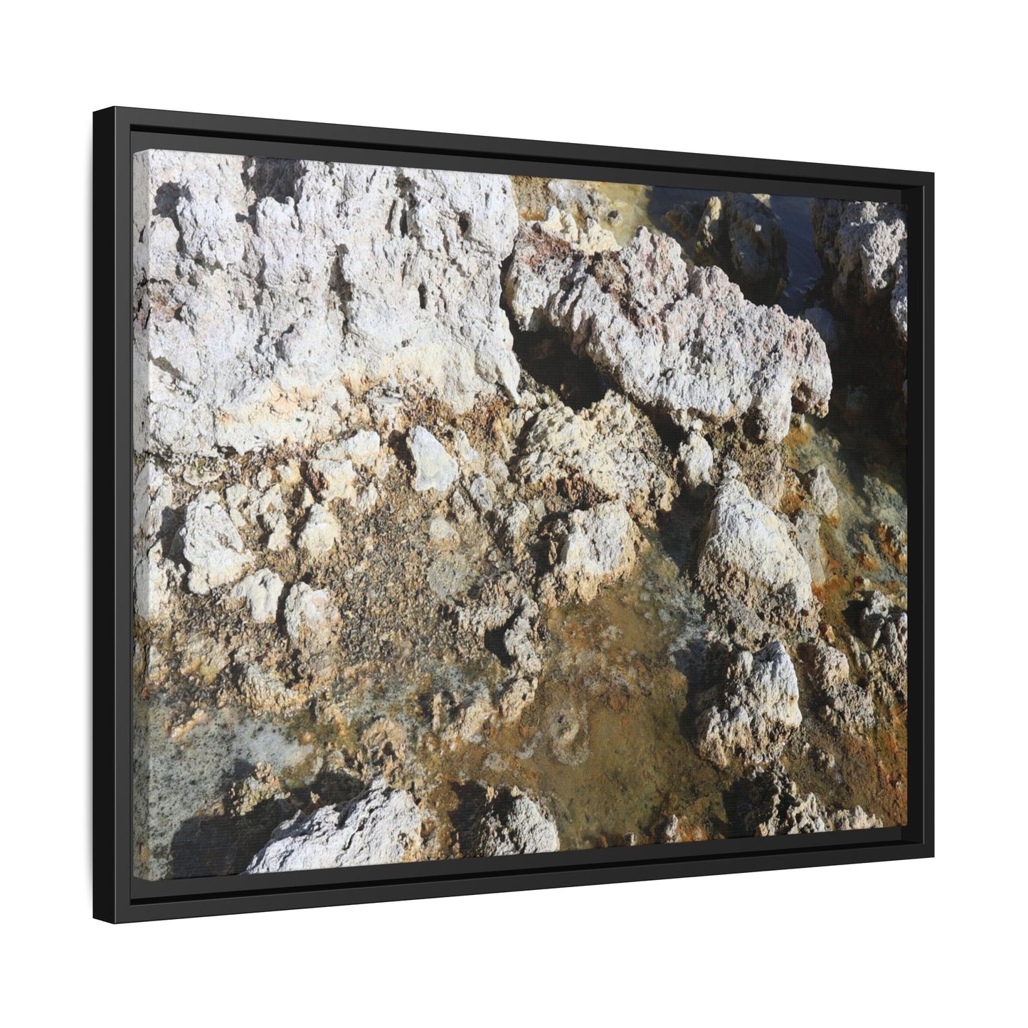 Strata of Silence - Unique Stretched Canvas Wall Art