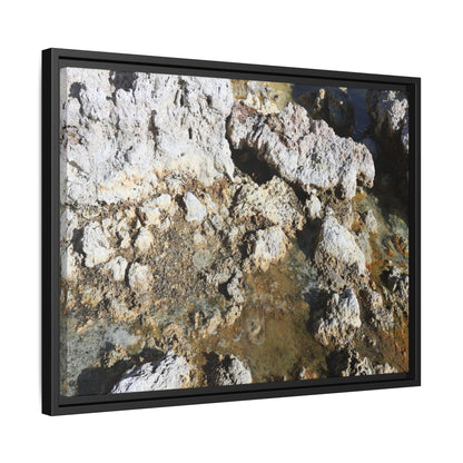 Strata of Silence - Unique Stretched Canvas Wall Art