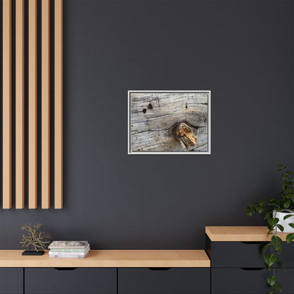 Weathered Wood Texture - Unique Stretched Canvas Wall Art - Art By Earth