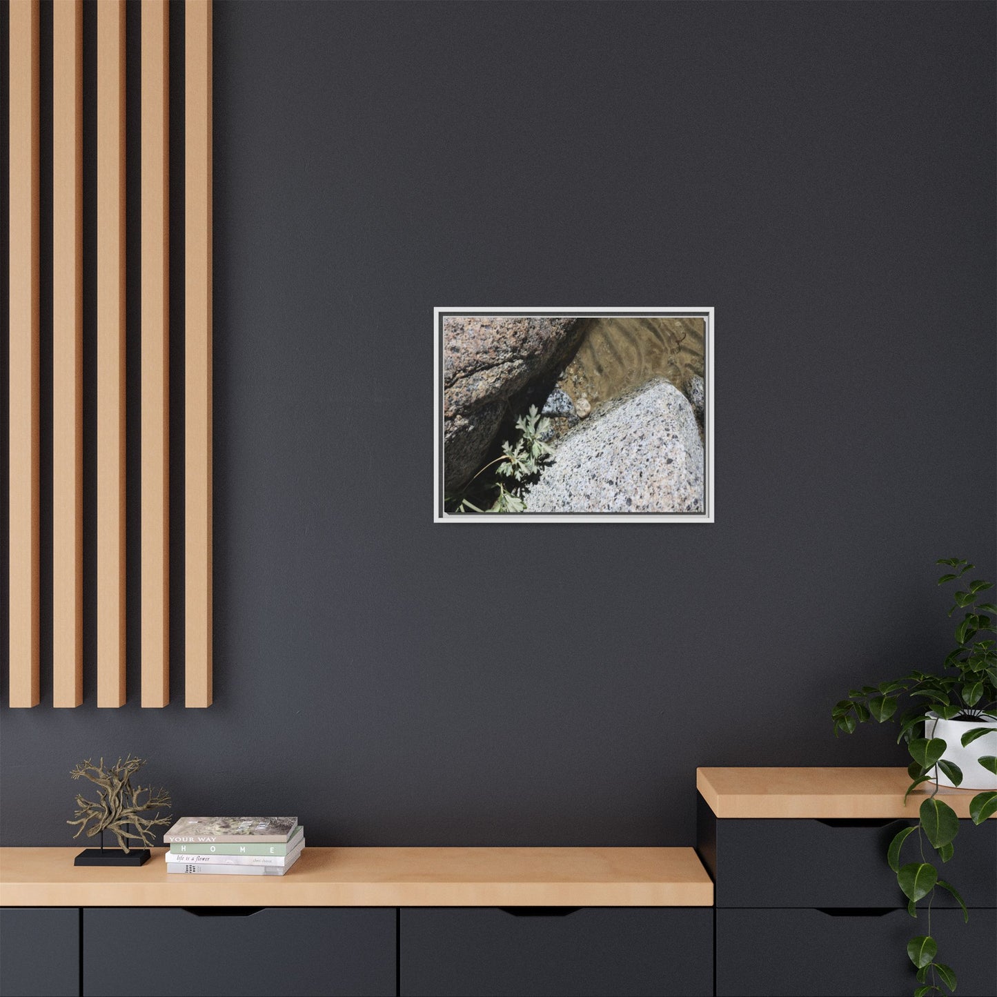 Resilience in Stone - Unique Stretched Canvas Wall Art - Art By Earth