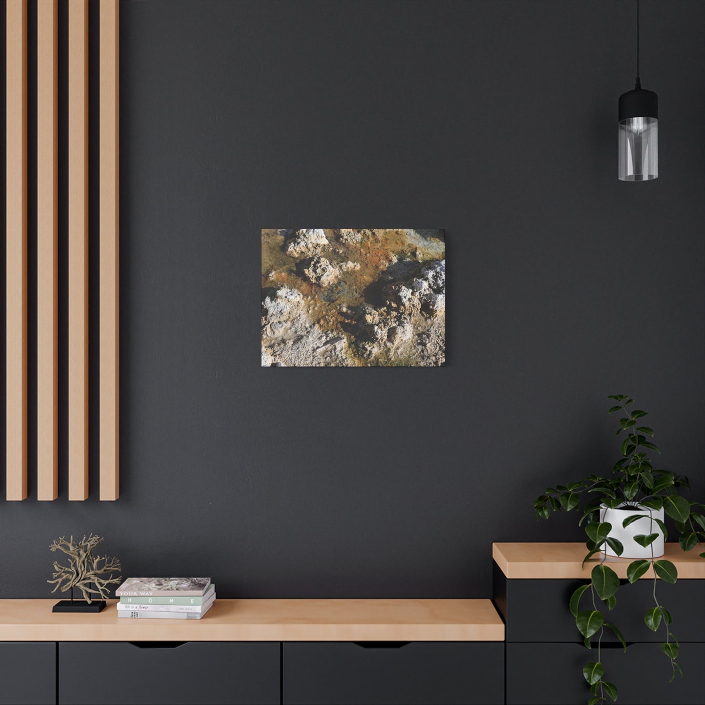 Mineral Landscape - Unique Frameless Canvas Wall Art