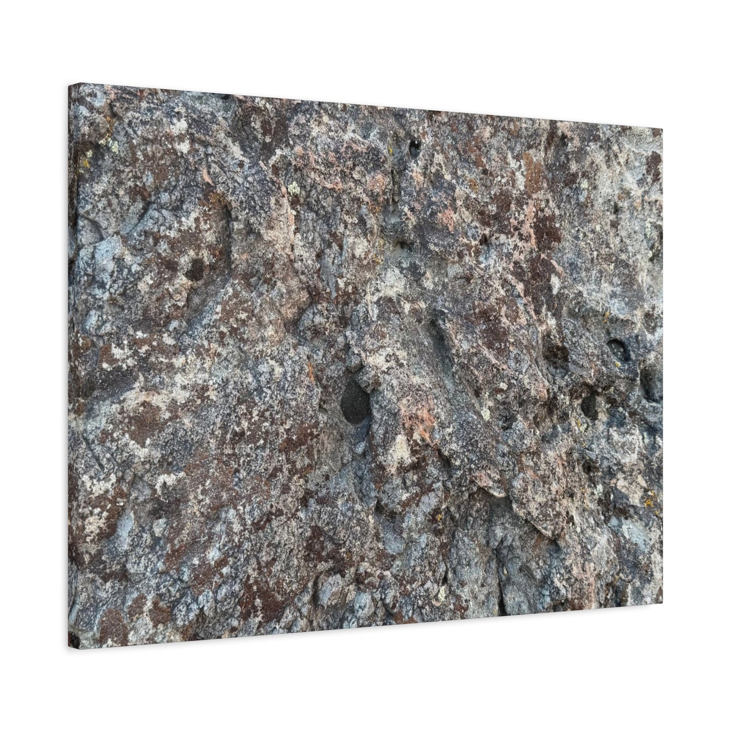 Rust and Granite - Unique Frameless Canvas Wall Art