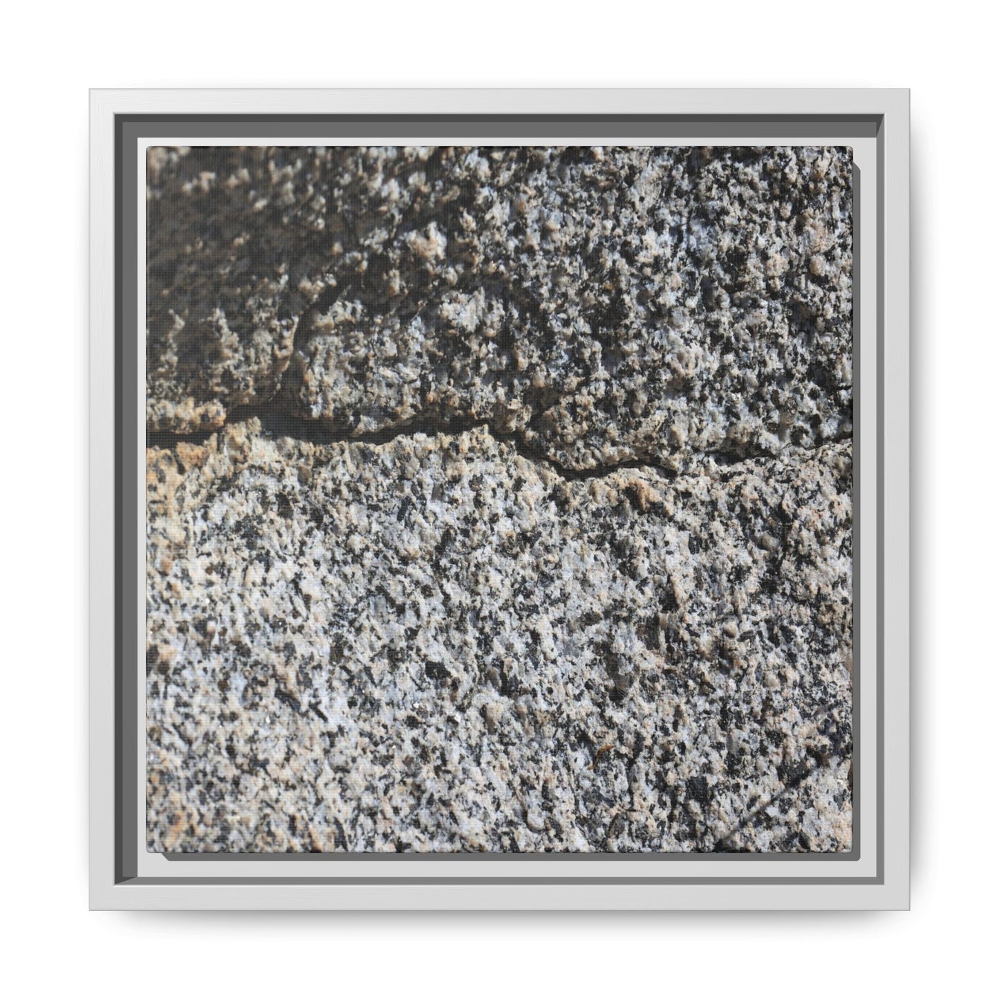 Weathered Stone Surface - Unique Stretched Canvas Wall Art