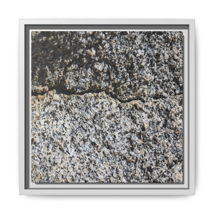 Weathered Stone Surface - Unique Stretched Canvas Wall Art