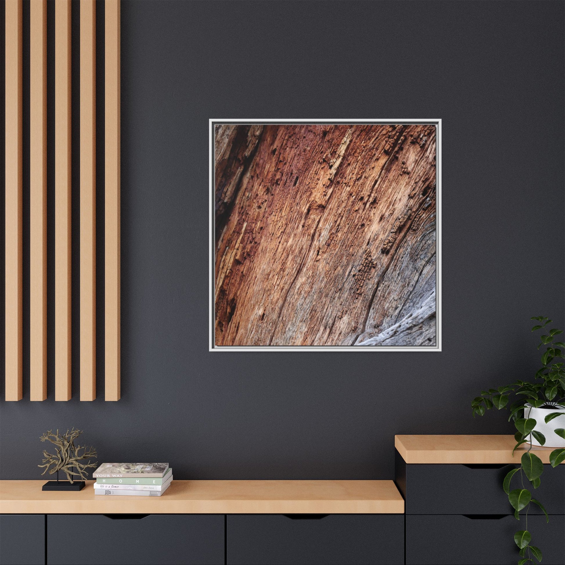 Time's Mark - Unique Stretched Canvas Wall Art - Art By Earth