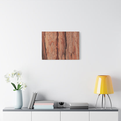 Bark Layers of Time - Unique Frameless Canvas Wall Art - Art By Earth