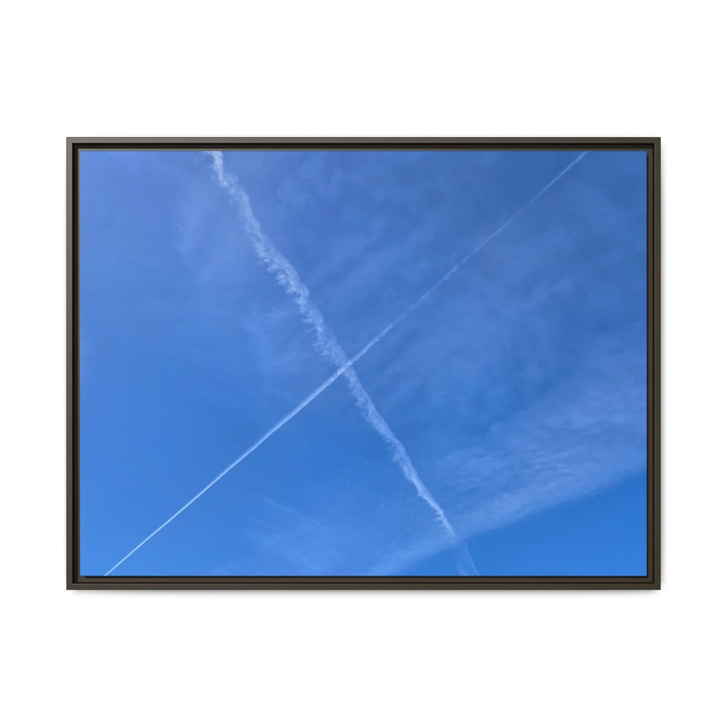 Sky Crossroads - Unique Stretched Canvas Wall Art - Art By Earth