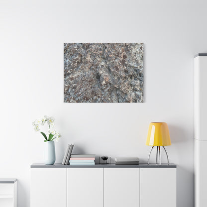 Rust and Granite - Unique Frameless Canvas Wall Art
