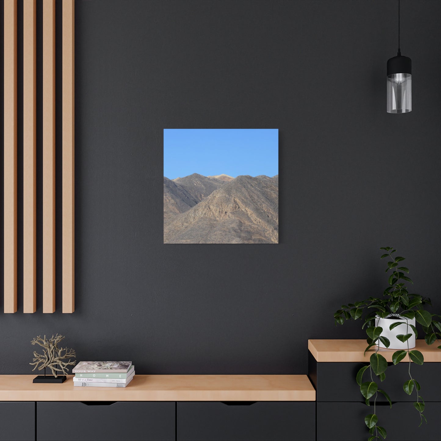 Silent Peaks - Unique Frameless Canvas Wall Art - Art By Earth
