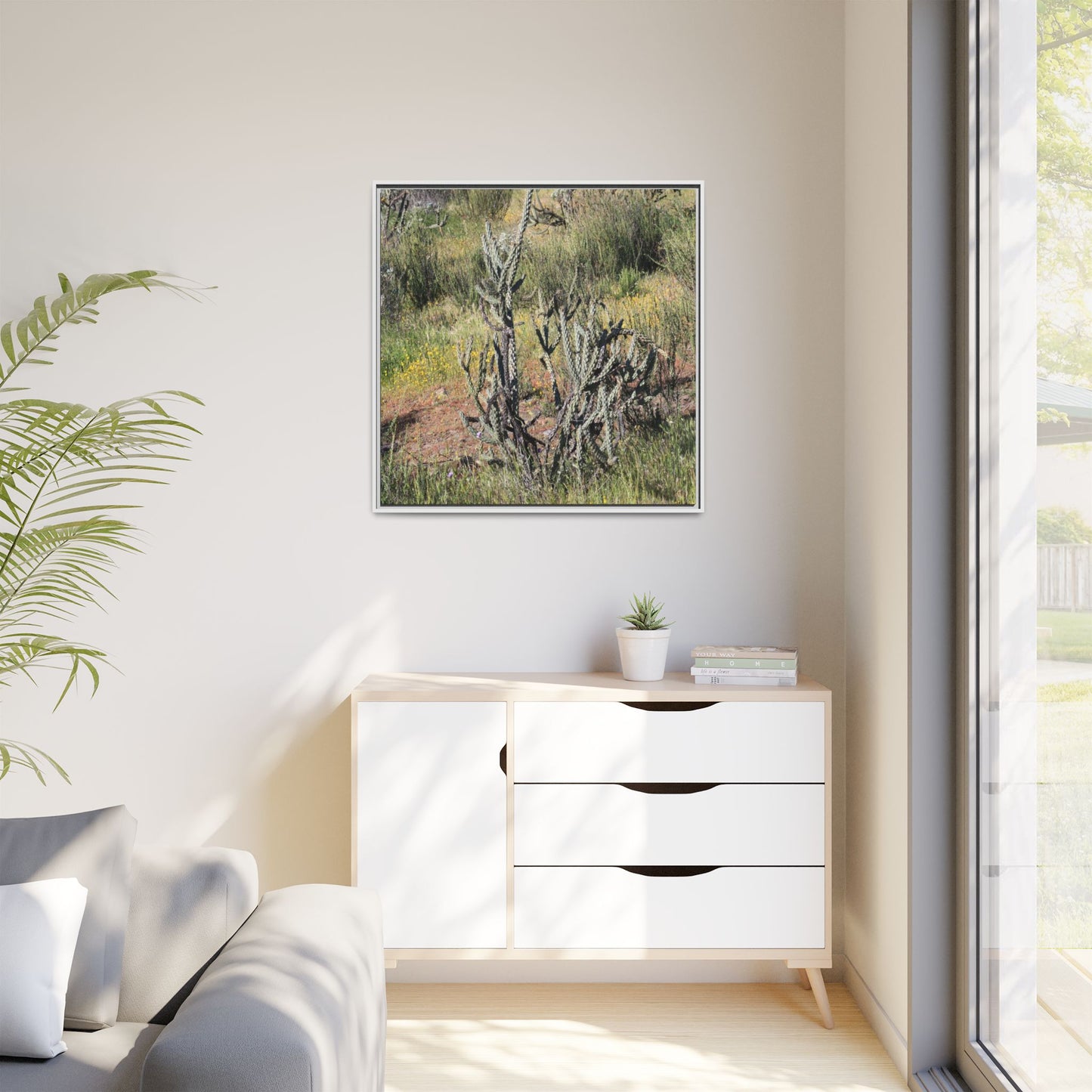 Wildflower Meadow - Unique Stretched Canvas Wall Art - Art By Earth