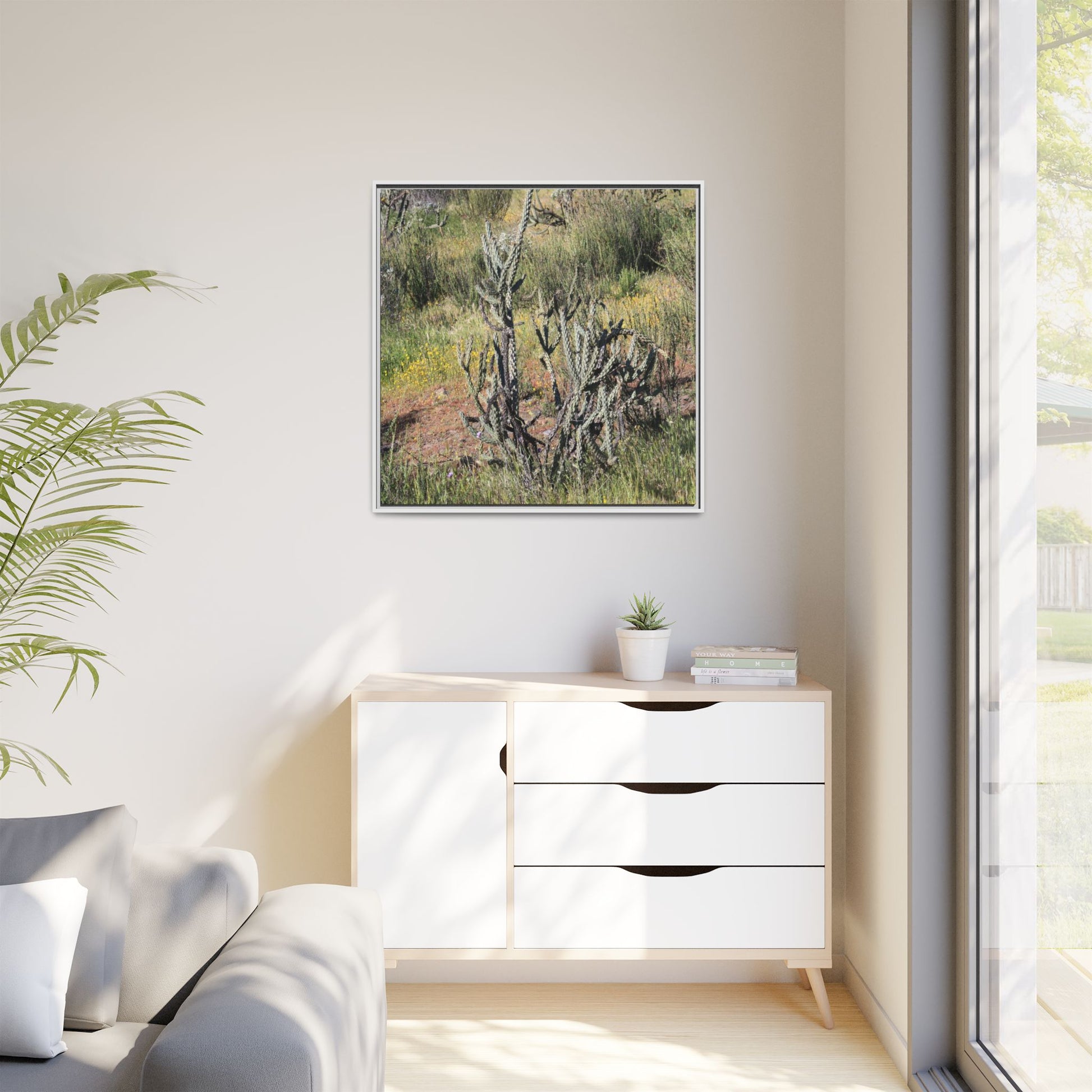 Wildflower Meadow - Unique Stretched Canvas Wall Art - Art By Earth