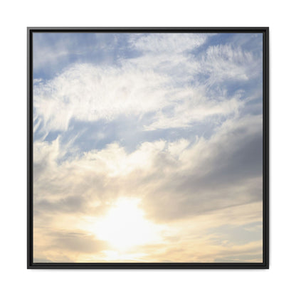 Sky's Ethereal Whisper - Unique Stretched Canvas Wall Art - Art By Earth