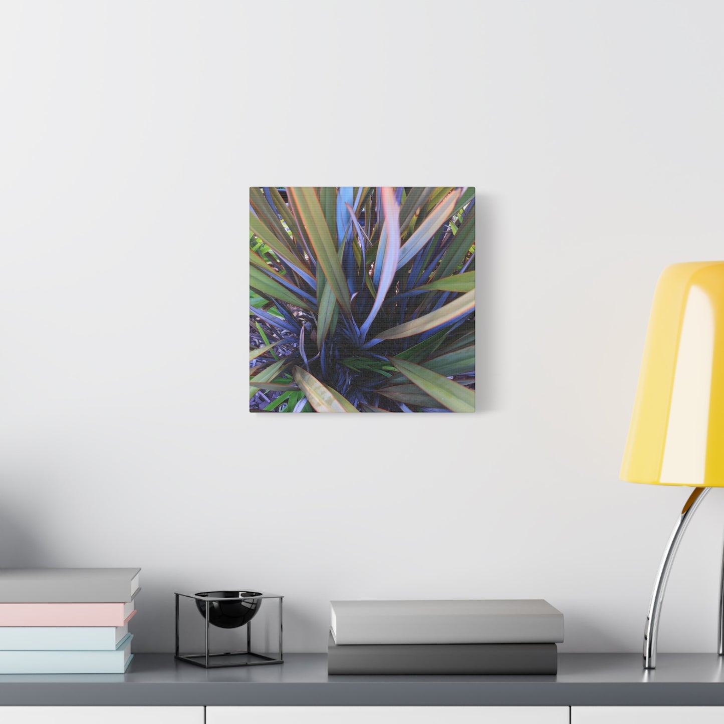 Twisted Blades of Verdant Symphony - Unique Frameless Canvas Wall Art - Art By Earth