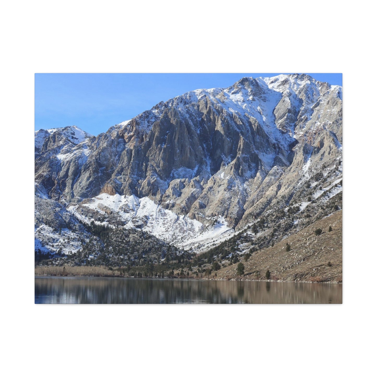 Reflections of Solitude - Unique Frameless Canvas Wall Art