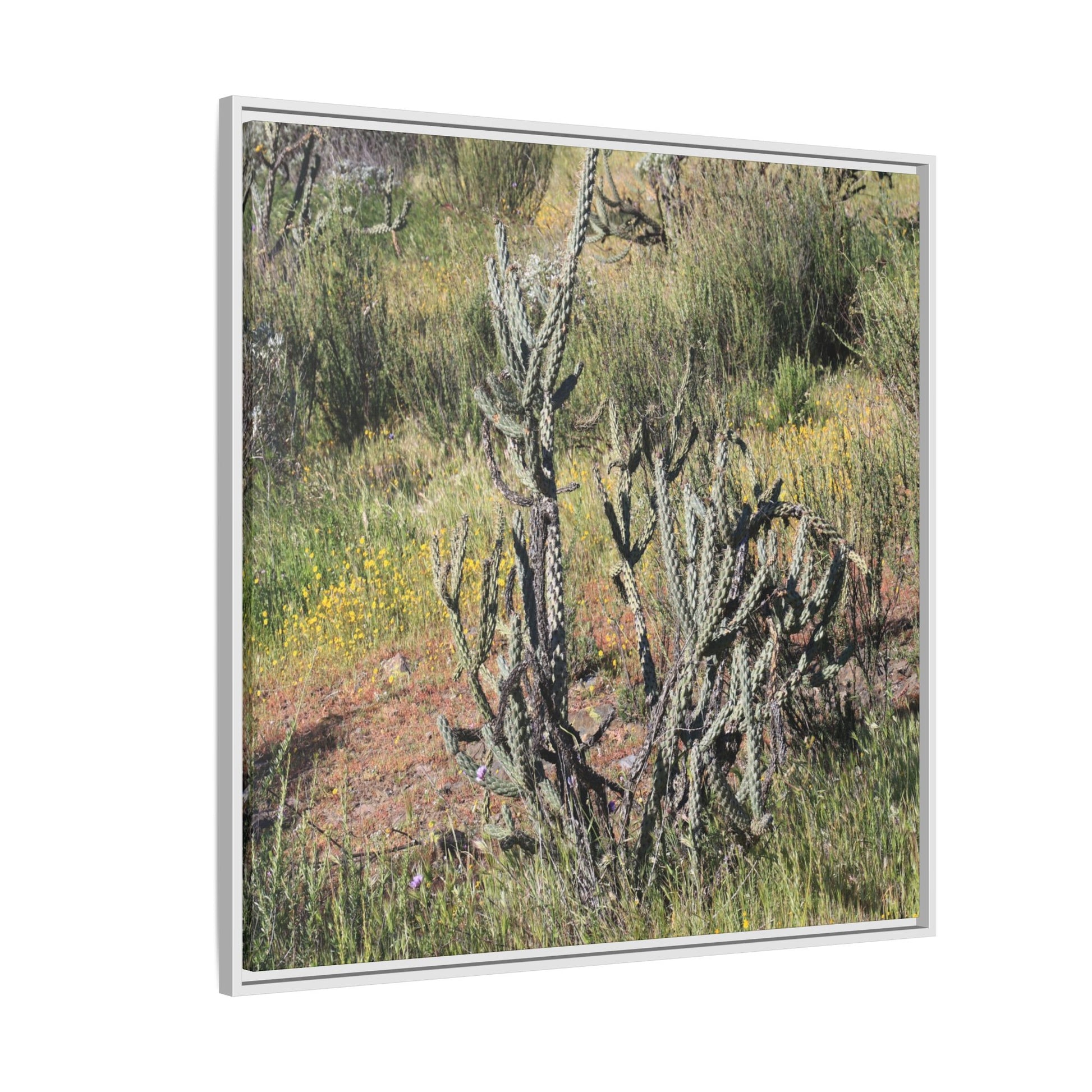 Wildflower Meadow - Unique Stretched Canvas Wall Art - Art By Earth