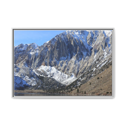 Frozen Reflection - Unique Stretched Canvas Wall Art