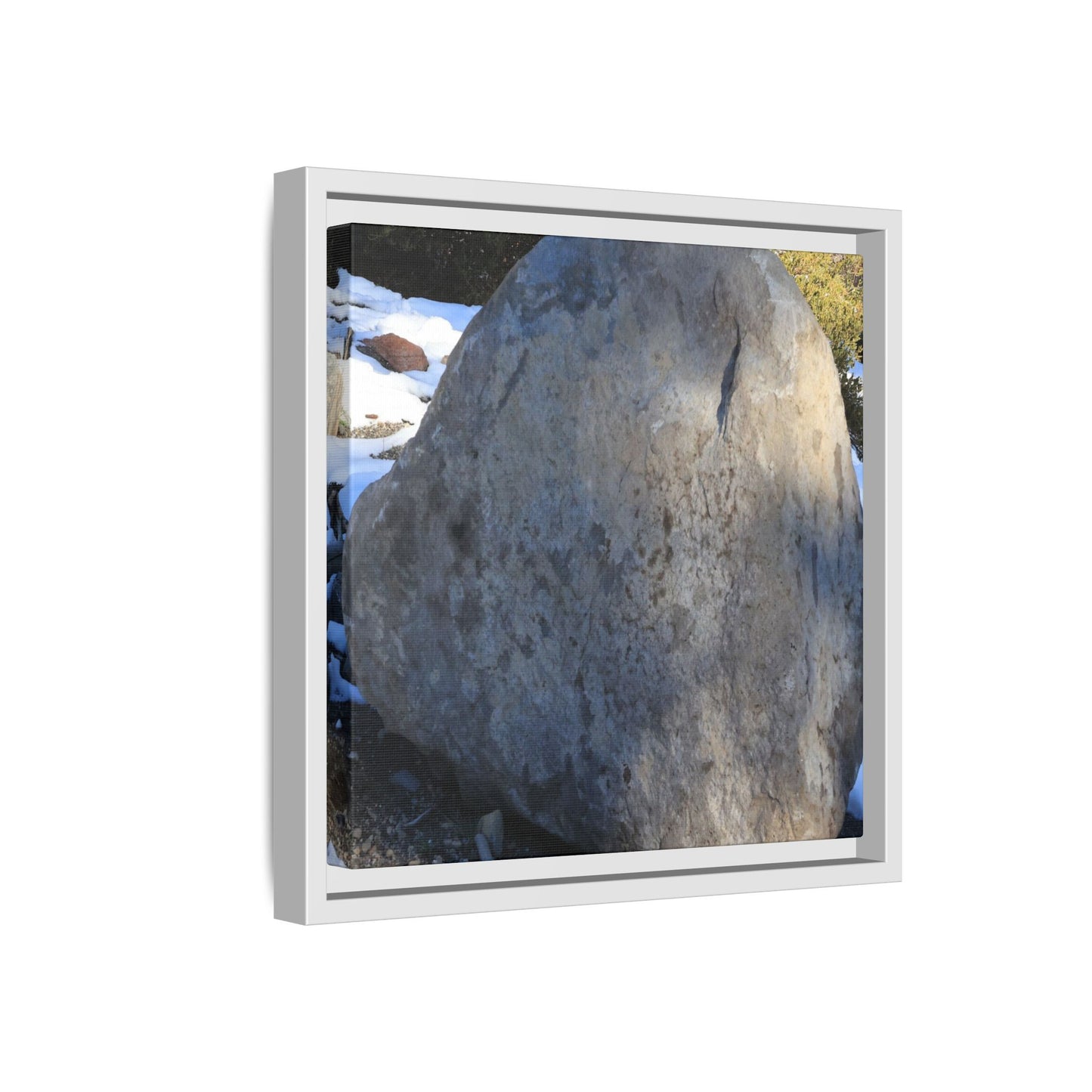 Glacial Solitude - Unique Stretched Canvas Wall Art