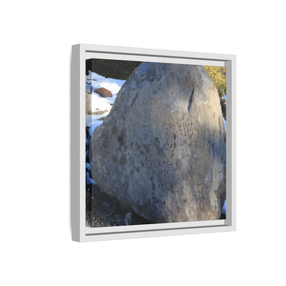 Glacial Solitude - Unique Stretched Canvas Wall Art