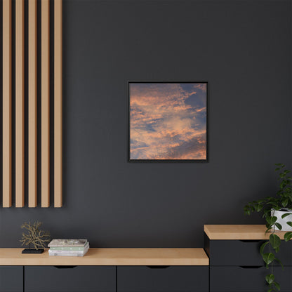Sunset's Ethereal Canvas - Unique Stretched Canvas Wall Art - Art By Earth