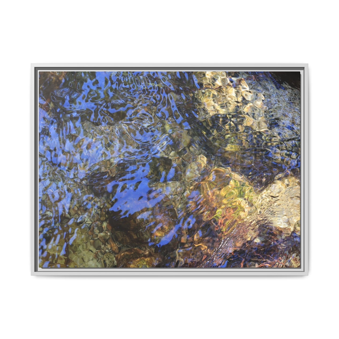 Aquatic Kaleidoscope - Unique Stretched Canvas Wall Art - Art By Earth