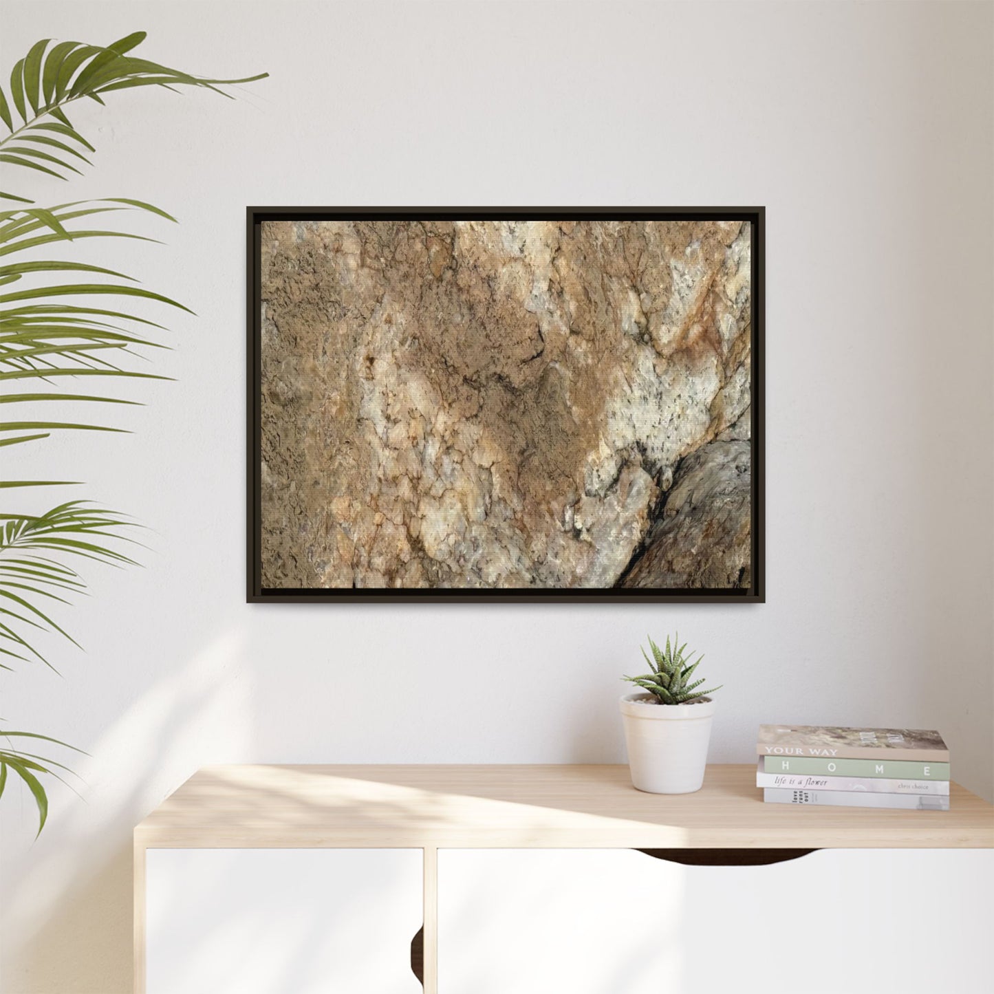 Ancient Stone Wall - Unique Stretched Canvas Wall Art - Art By Earth