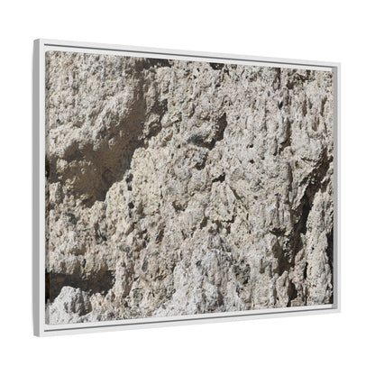 Weathered Stone Whispers - Unique Stretched Canvas Wall Art