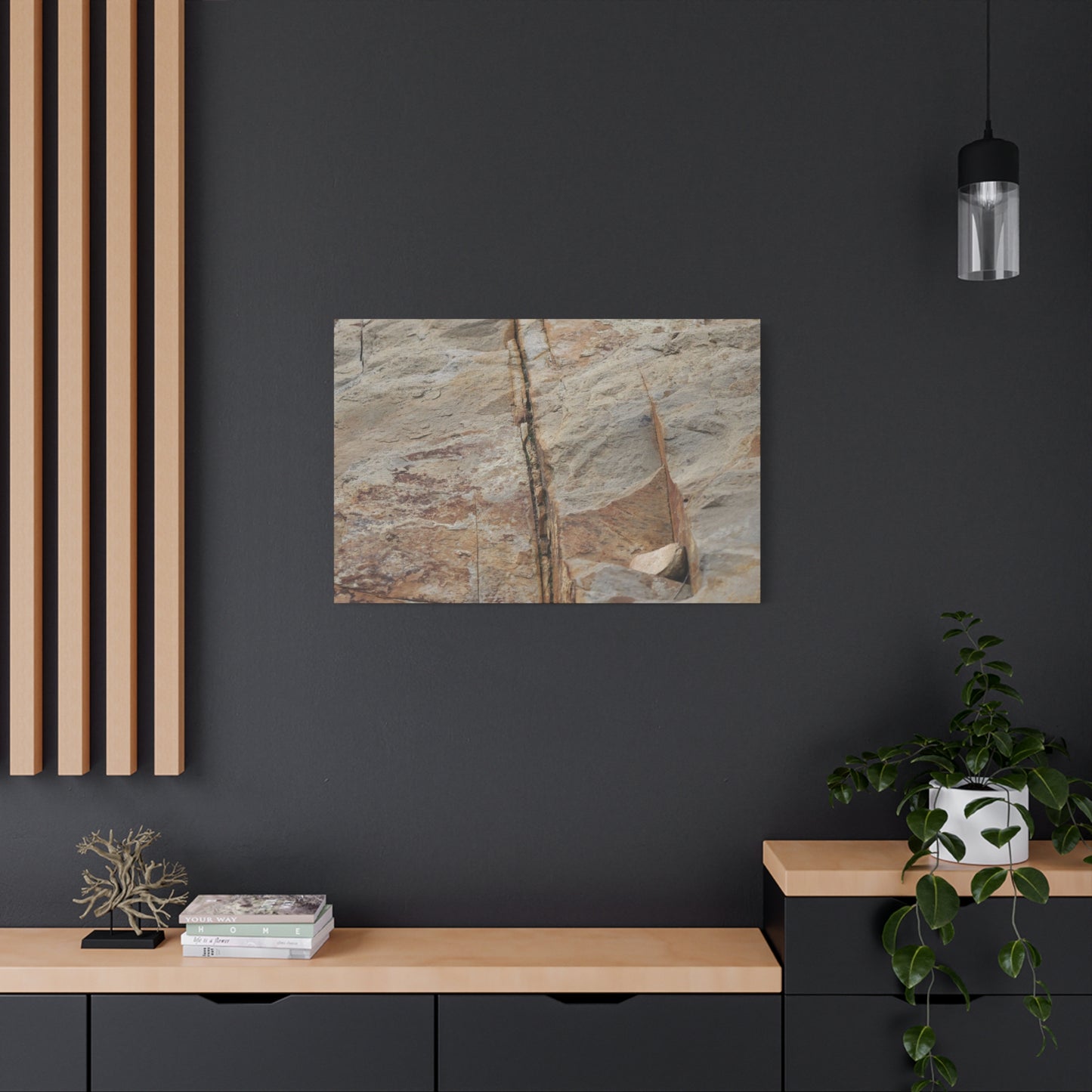Cracked Canvas of Time - Unique Frameless Canvas Wall Art - Art By Earth