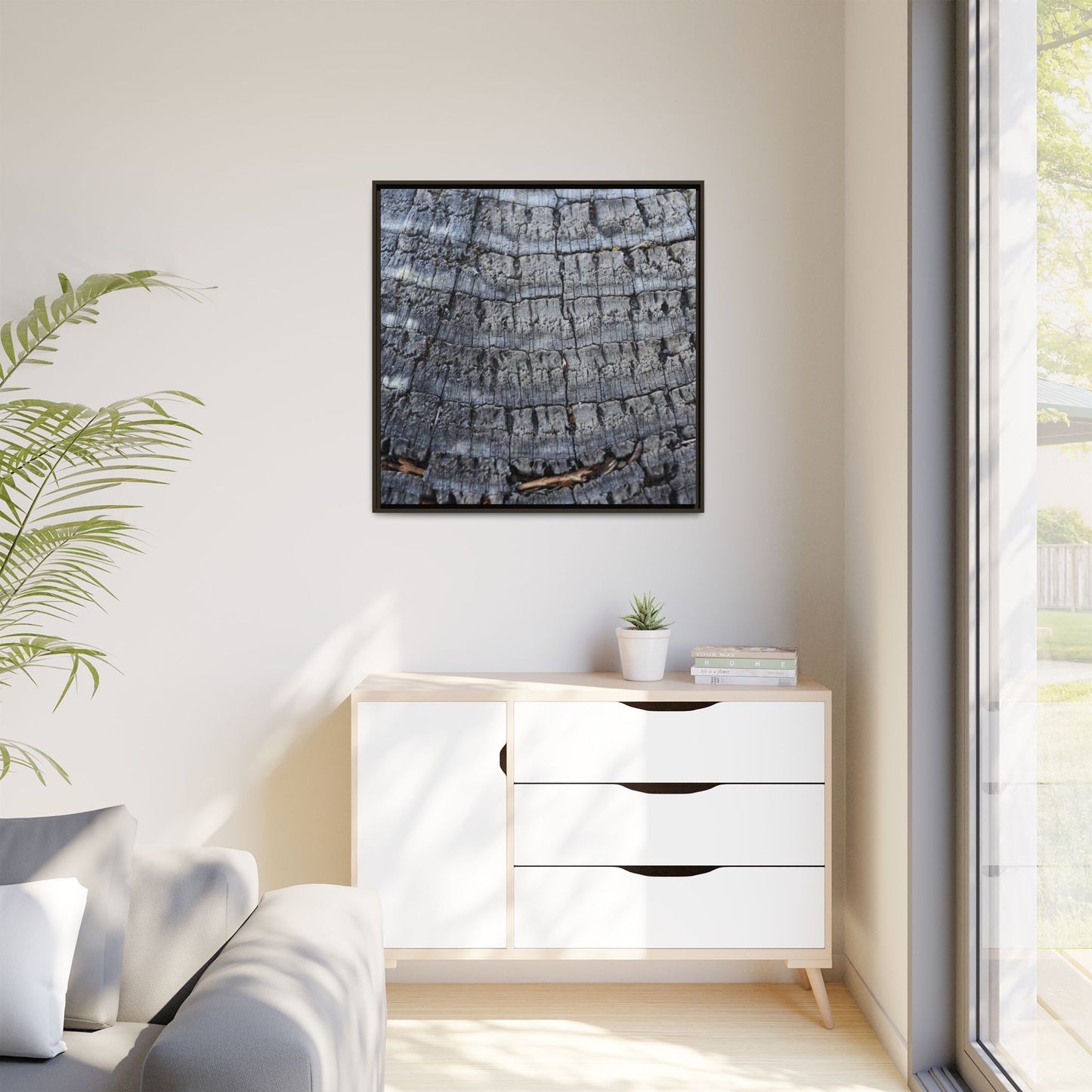 Charred Memories - Unique Stretched Canvas Wall Art - Art By Earth