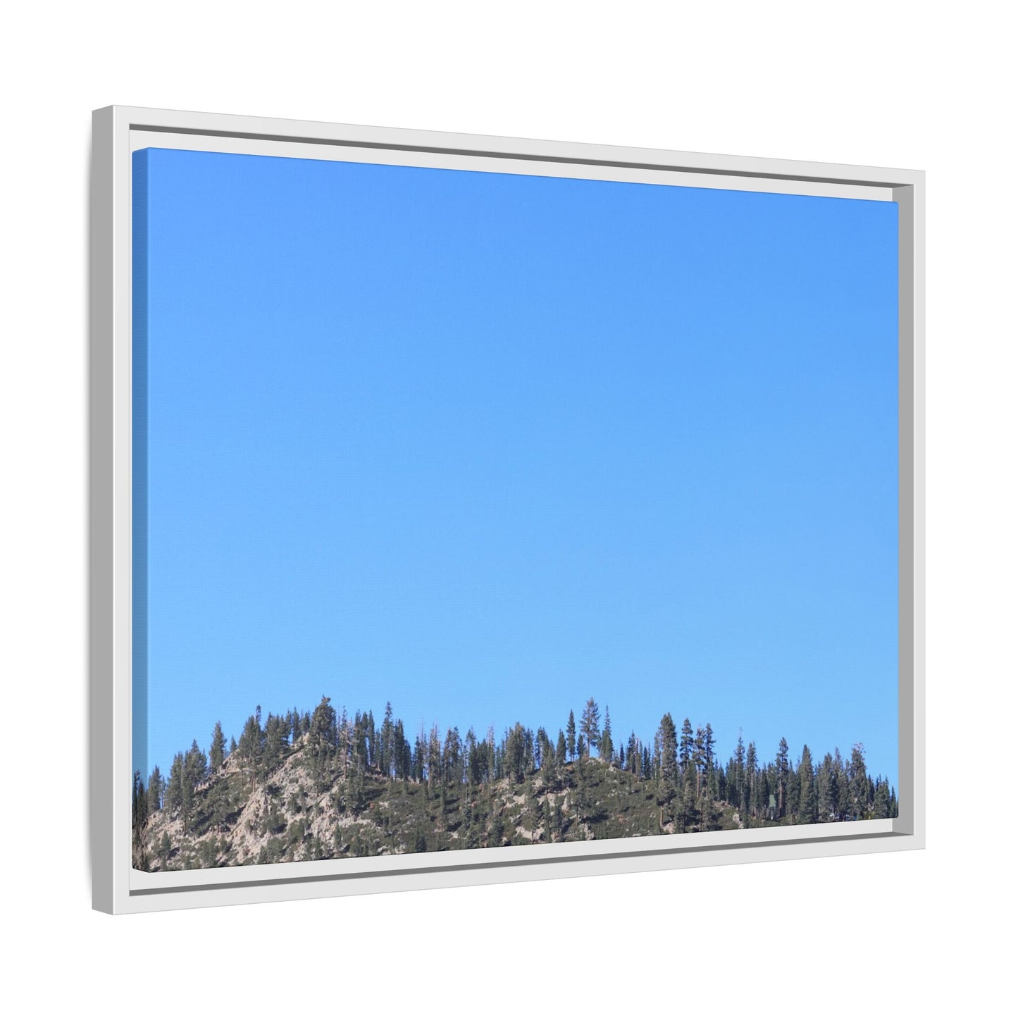 Blue Silence - Unique Stretched Canvas Wall Art