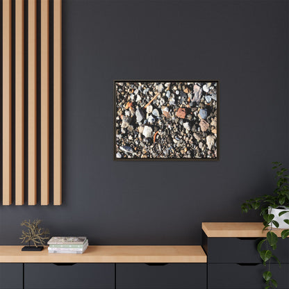 Stones and Soil - Unique Stretched Canvas Wall Art