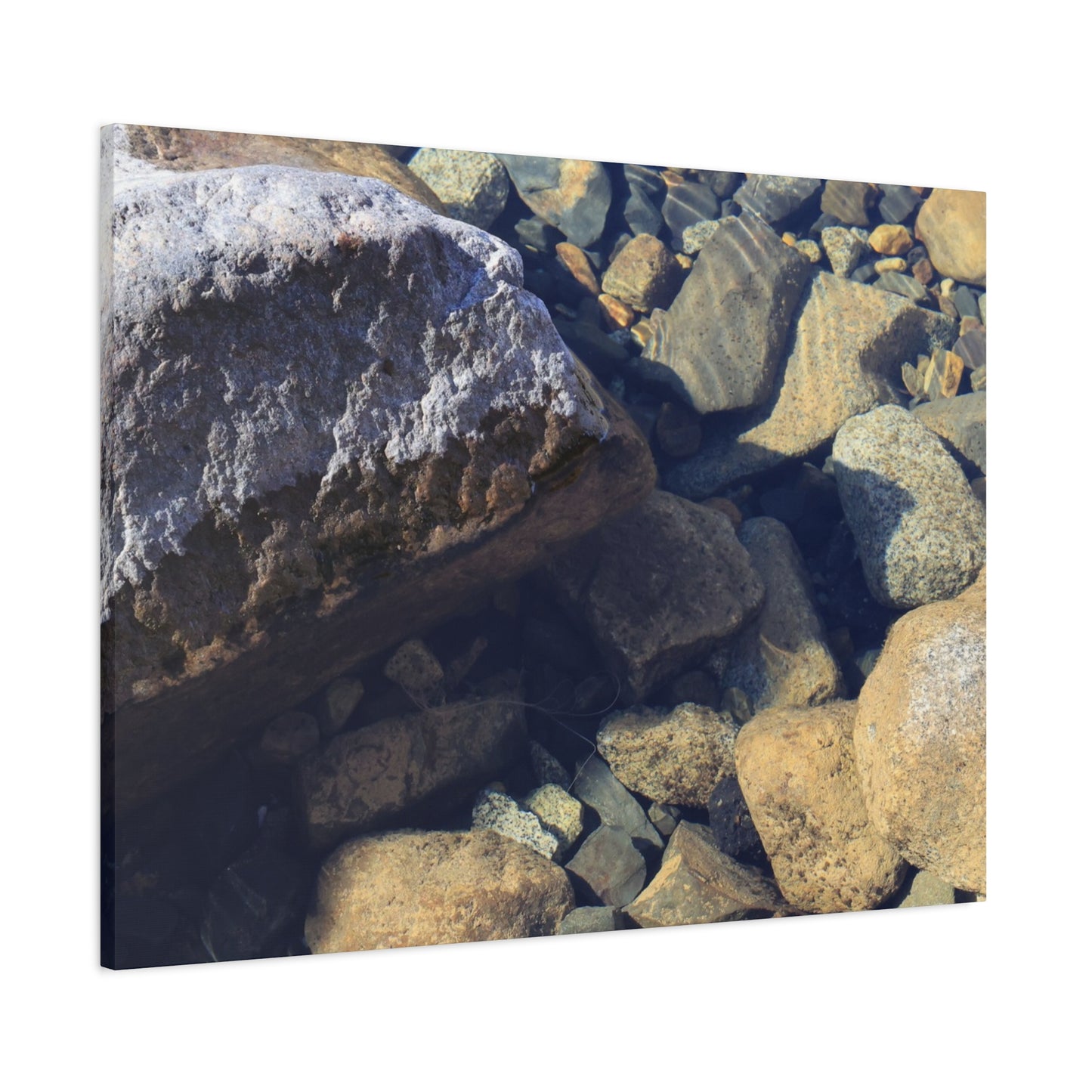 Lithic Symphony - Unique Frameless Canvas Wall Art