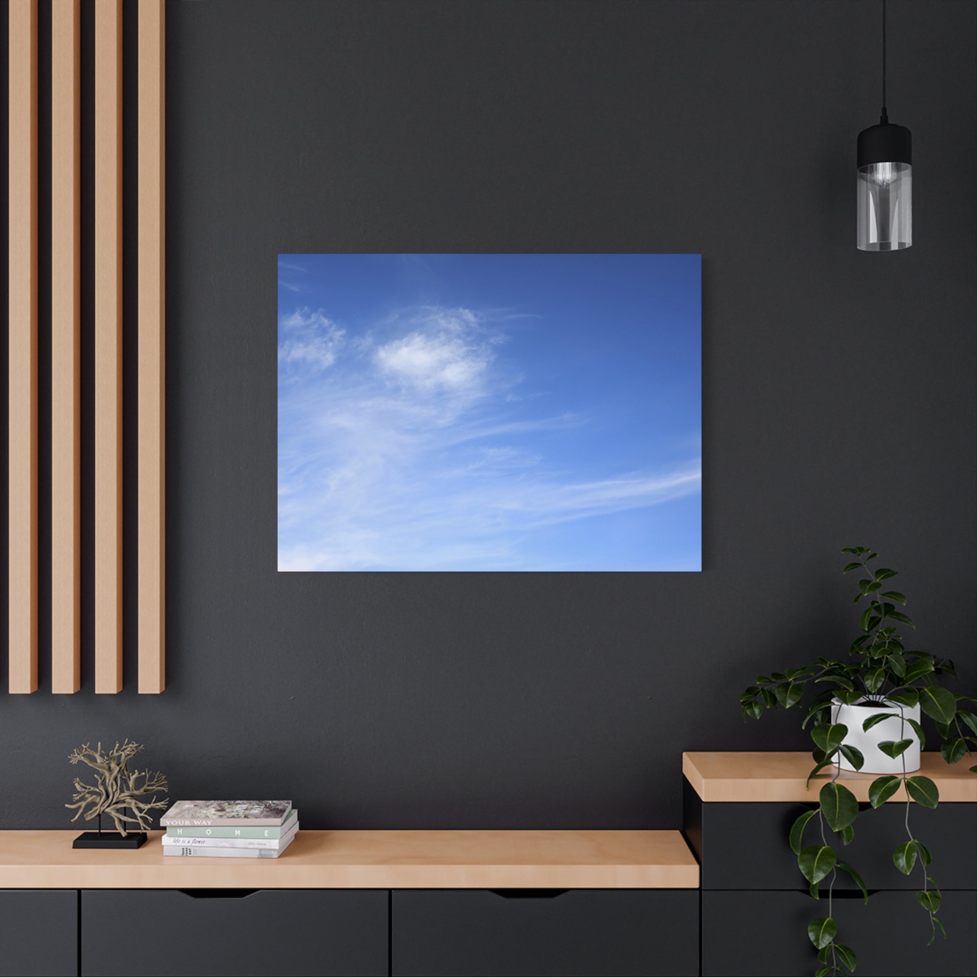 Blue Breath - Unique Frameless Canvas Wall Art - Art By Earth