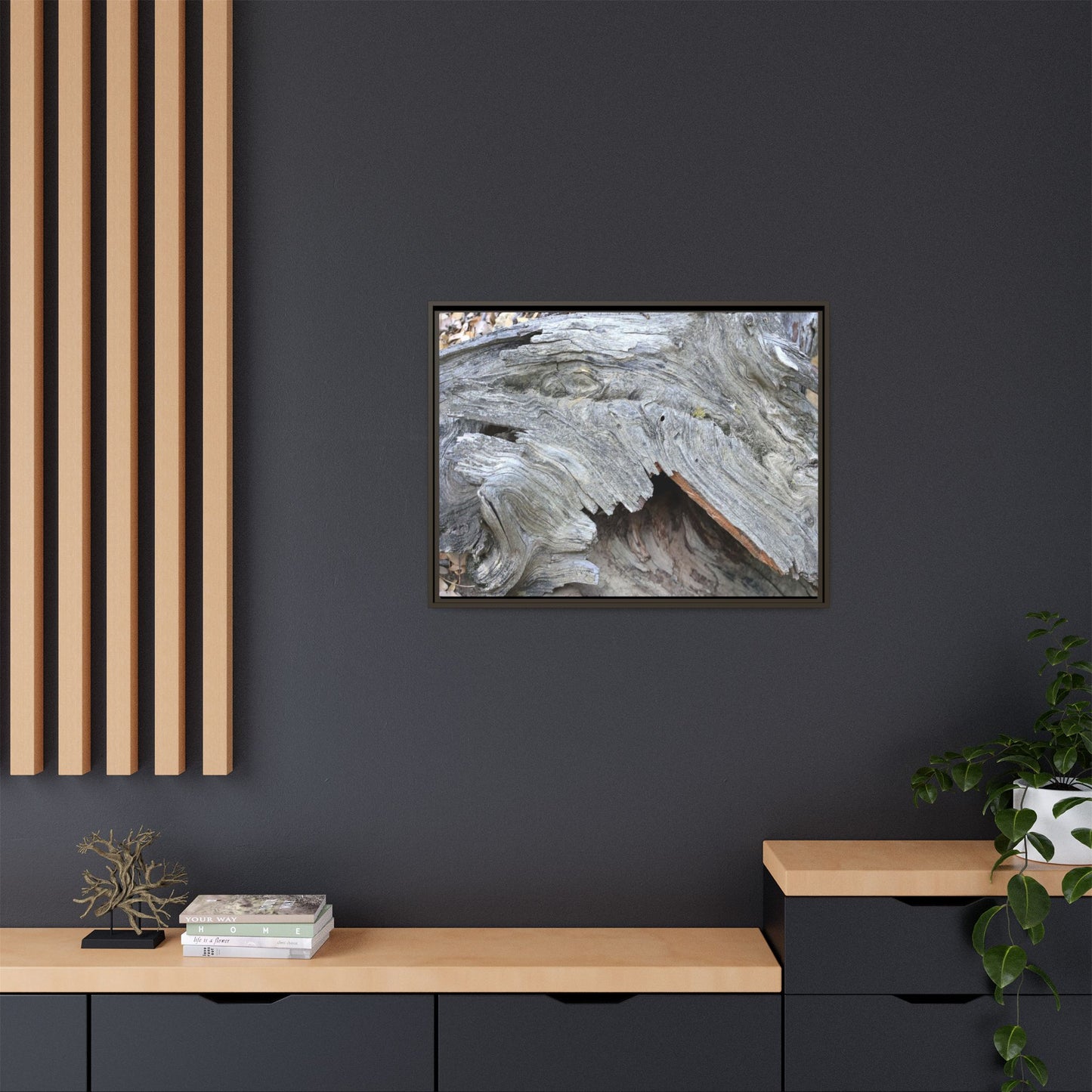 Driftwood Dreams - Unique Stretched Canvas Wall Art - Art By Earth